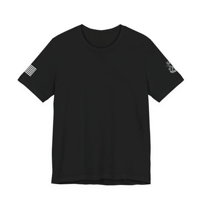 Premium Basic Tee's with WHITE FLAG (multiple color choices)