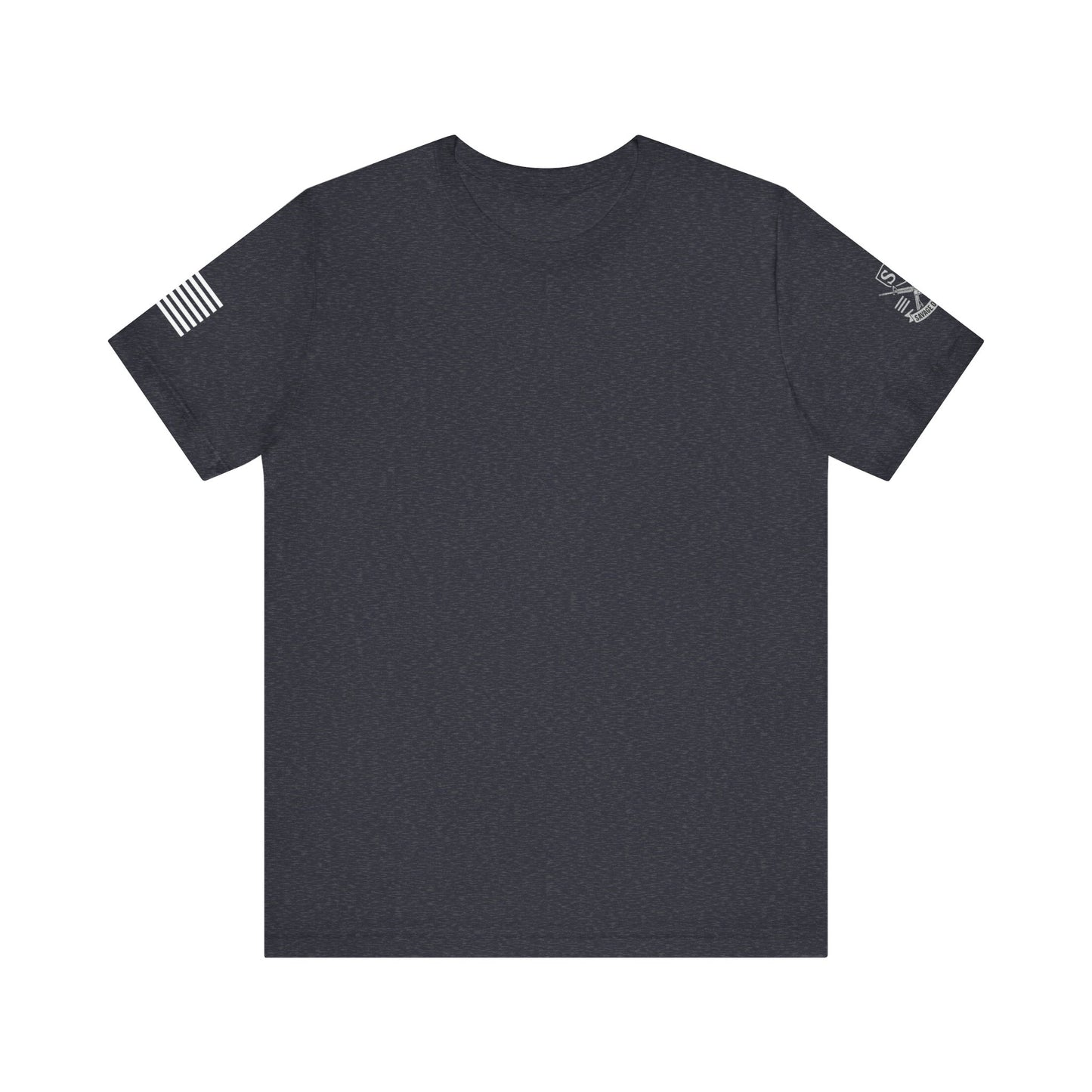 Premium Basic Tee's with WHITE FLAG (multiple color choices)