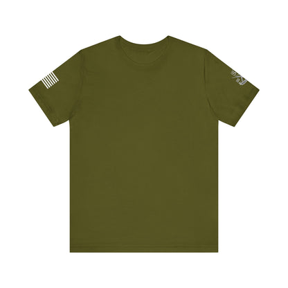 Premium Basic Tee's with WHITE FLAG (multiple color choices)