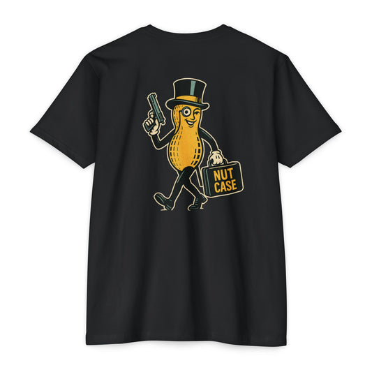 Nut Case – Tactical Parody Tee - He's Tactical He's Nuts - BACK PRINT