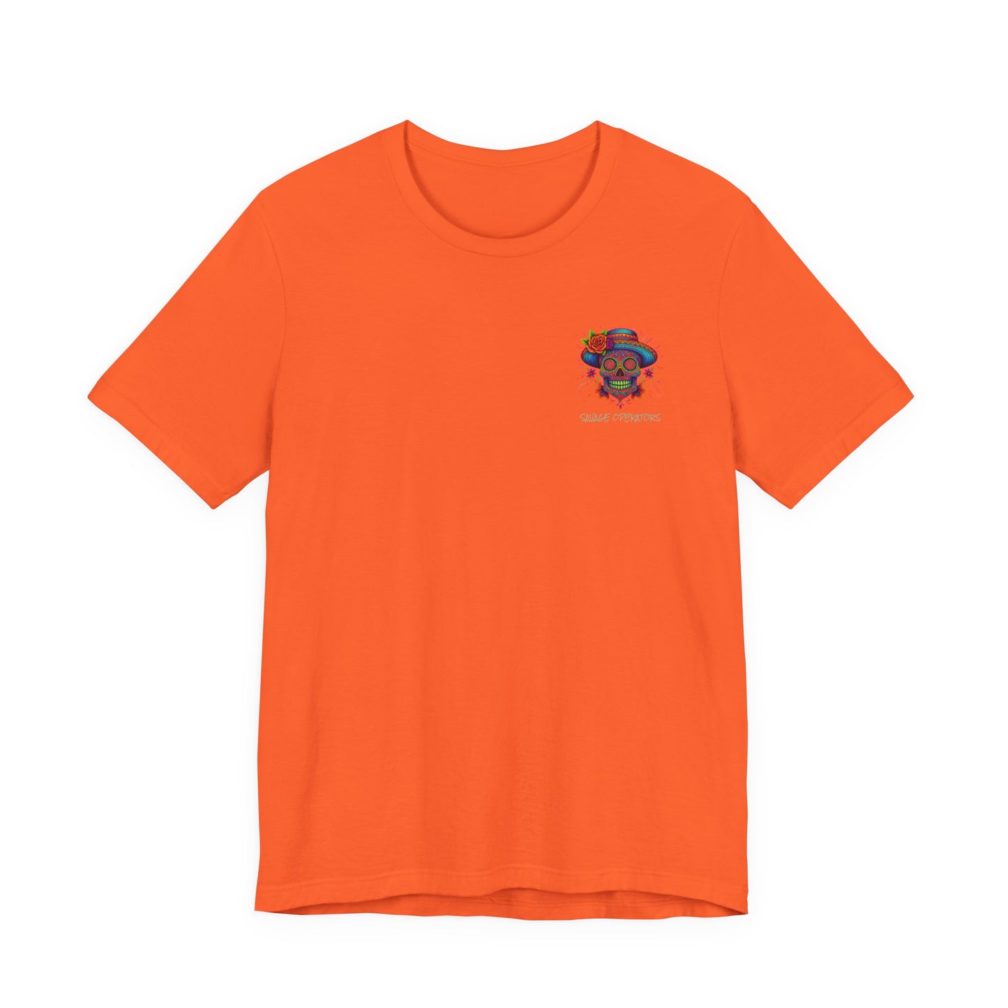 Savage Skull Trip – Trippy Neon Skull Shirt (LIMITED DROP) - BACK PRINT