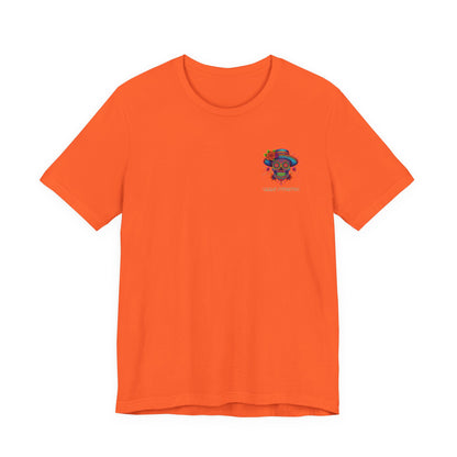 Savage Skull Trip – Trippy Neon Skull Shirt (LIMITED DROP) - BACK PRINT