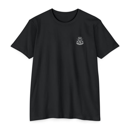 Gorilla Tactics Shirt – Armed Primate Graphic Tee for Alpha Males & Tactical Freaks with taste - BACK PRINT