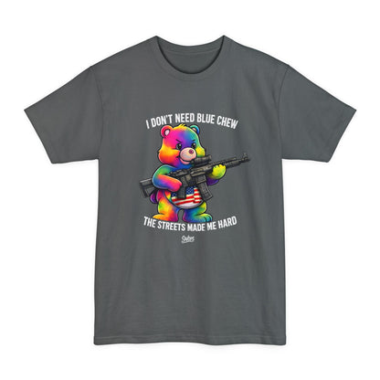 Bear Dont Care — The Streets Made Me Hard Tactical Tall Tee - Savage Operators Tactical Tee | T-Shirt | Savage Operators Clothing | Patriotic Apparel | Military Humor | High Quality Black