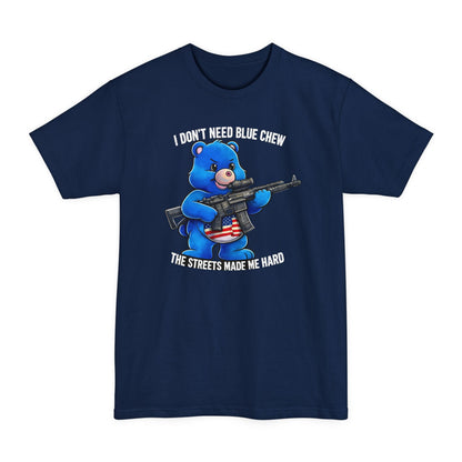 Big & Tall Funny Graphic Shirt – Blue Bear With Rifle Tactical Tee XLT | Savage Operators - Savage Operators Tactical Tee | T-Shirt | Savage Operators Clothing | Patriotic Apparel | Military Humor | High Quality Navy