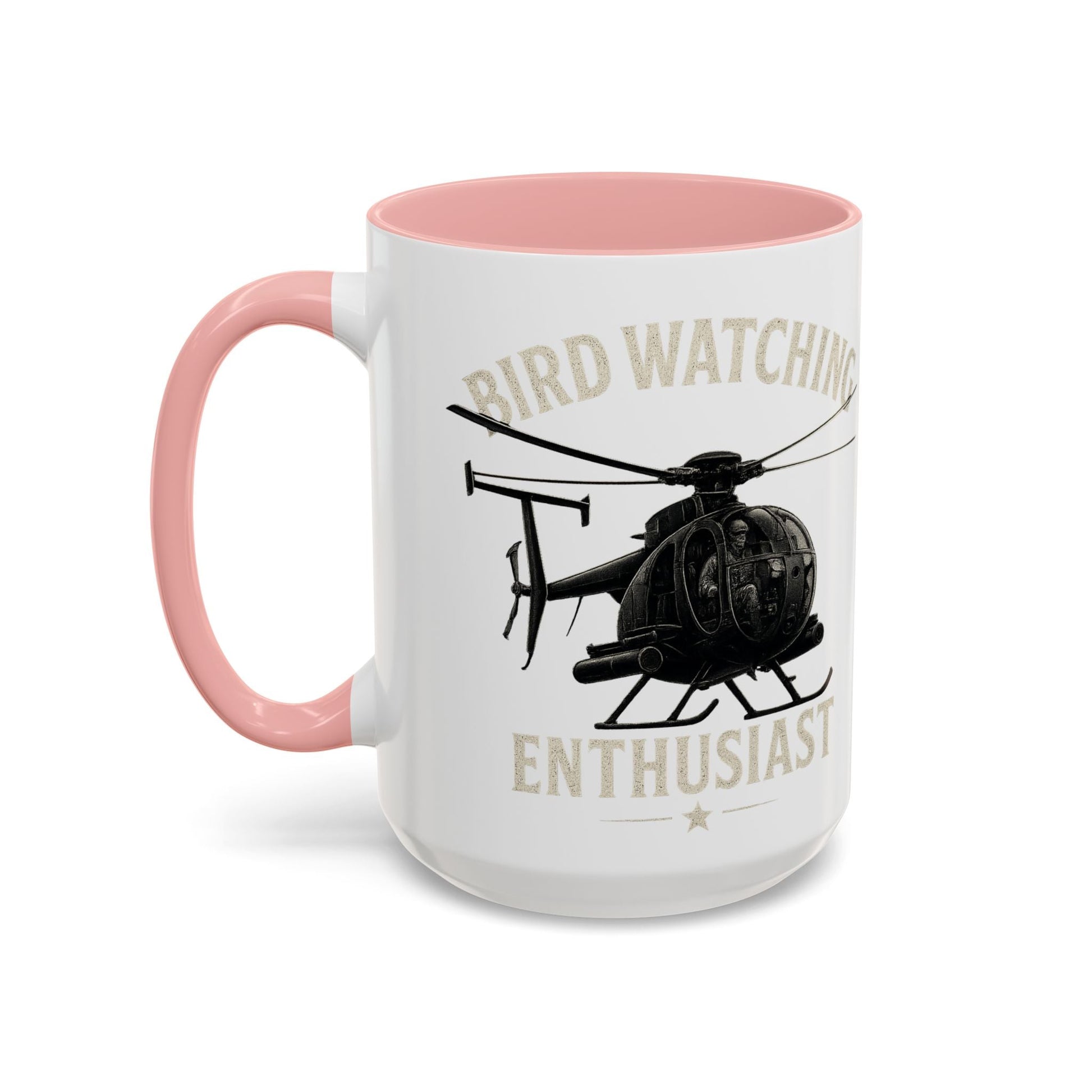 Bird Watching Enthusiast MD Helicopters MH - 6 Little Bird Coffee Mug - Savage Operators Tactical Tee | Mug | Savage Operators Clothing | Patriotic Apparel | Military Humor | High Quality 15oz