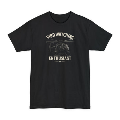 Big and tall XLT tee with a little bird helicopter graphic