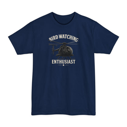 Bird Watching Enthusiast T-Shirt - XLT Tall Tee - Savage Operators Tactical Tee | T-Shirt | Savage Operators Clothing | Patriotic Apparel | Military Humor | High Quality Navy