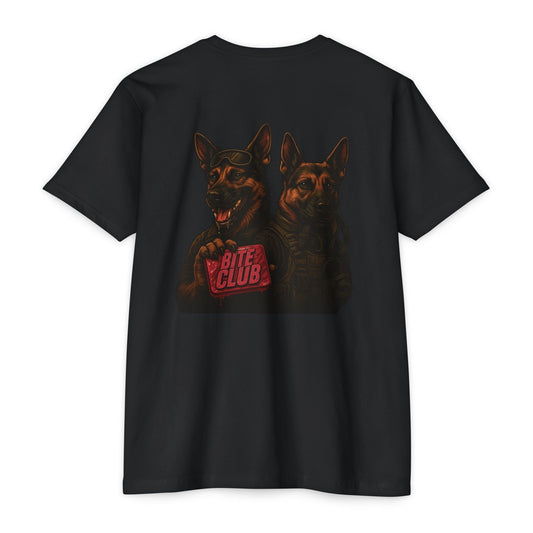 Bite Club Tactical Tee – Savage Operators Premium - BACK PRINT - Savage Operators Tactical Tee | T-Shirt | Savage Operators Clothing | Patriotic Apparel | Military Humor | High Quality CVC Black