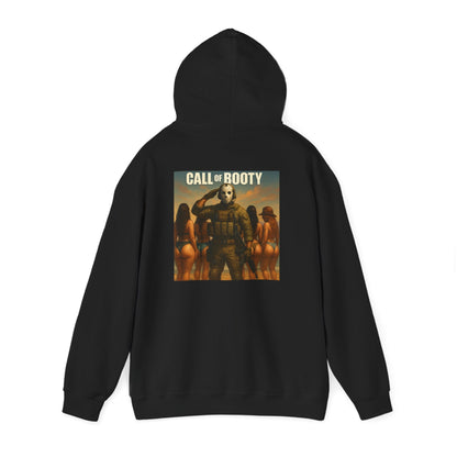 Call of Booty Hoodie – Tactical Soldier Graphic Back Print - Savage Operators Tactical Tee | Hoodie | Savage Operators Clothing | Patriotic Apparel | Military Humor | High Quality S