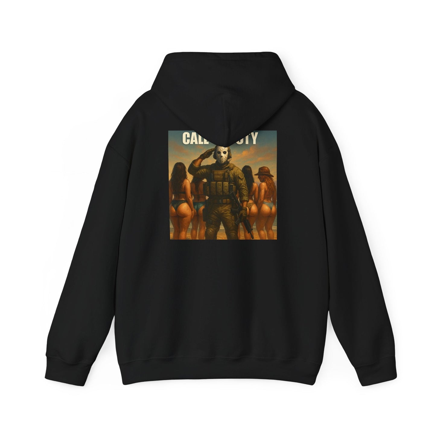 Call of Booty Hoodie – Tactical Soldier Graphic Back Print - Savage Operators Tactical Tee | Hoodie | Savage Operators Clothing | Patriotic Apparel | Military Humor | High Quality S