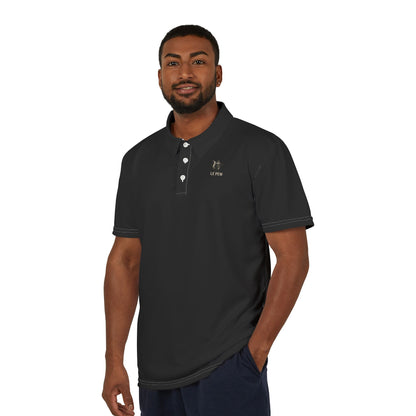Classic Black Polo Shirt with Le Pew – Mens Casual Work & Golf Tee - Savage Operators Tactical Tee | All Over Prints | Savage Operators Clothing | Patriotic Apparel | Military Humor | High Quality S