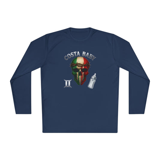 Costa Baby Skull Long Sleeve Tee — Gemini Design - Savage Operators Tactical Tee | Long - sleeve | Savage Operators Clothing | Patriotic Apparel | Military Humor | High Quality True Navy