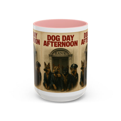 Dog Day Afternoon Coffee Mug — Vintage Canine Heist Design k9 16oz - Savage Operators Tactical Tee | Mug | Savage Operators Clothing | Patriotic Apparel | Military Humor | High Quality 15oz