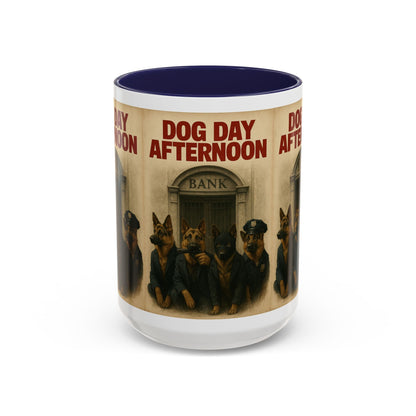 Dog Day Afternoon Coffee Mug — Vintage Canine Heist Design k9 16oz - Savage Operators Tactical Tee | Mug | Savage Operators Clothing | Patriotic Apparel | Military Humor | High Quality 15oz