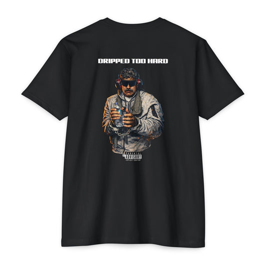 Dripped Too Hard MADURO Graphic T-Shirt — Vintage Rap Album Back Print - Savage Operators Tactical Tee | T-Shirt | Savage Operators Clothing | Patriotic Apparel | Military Humor | High Quality CVC Black