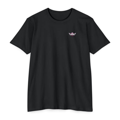Fly Me to the Moon – Skeleton Cowboy Rocket Back Print Tee | Savage Operators - Savage Operators Tactical Tee | T-Shirt | Savage Operators Clothing | Patriotic Apparel | Military Humor | High Quality CVC Black