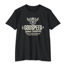 Godspeed Savage Operators T-Shirt - Military Skull Emblem Tee Front Print