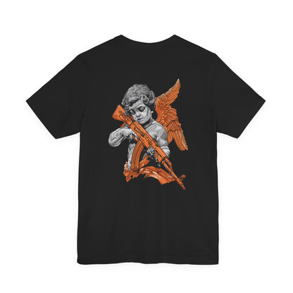 Guardian Angel Graphic Tee by Savage Operators - Trendy Urban Apparel 2025 - BACK PRINT - Savage Operators Tactical Tee | T-Shirt | Savage Operators Clothing | Patriotic Apparel | Military Humor | High Quality Black