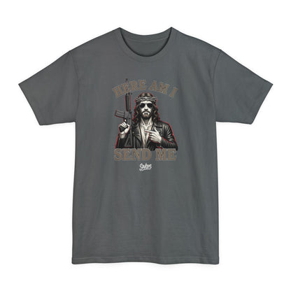 Here Am I Send Me Patriotic Veteran — T-Shirt - Savage Operators Tactical Tee | T-Shirt | Savage Operators Clothing | Patriotic Apparel | Military Humor | High Quality Navy