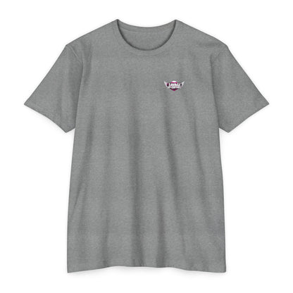 Hey Monkey Catch v2 Savage Operator Graphic T-Shirt - Back Print - Savage Operators Tactical Tee | T-Shirt | Savage Operators Clothing | Patriotic Apparel | Military Humor | High Quality Dark Heather Grey