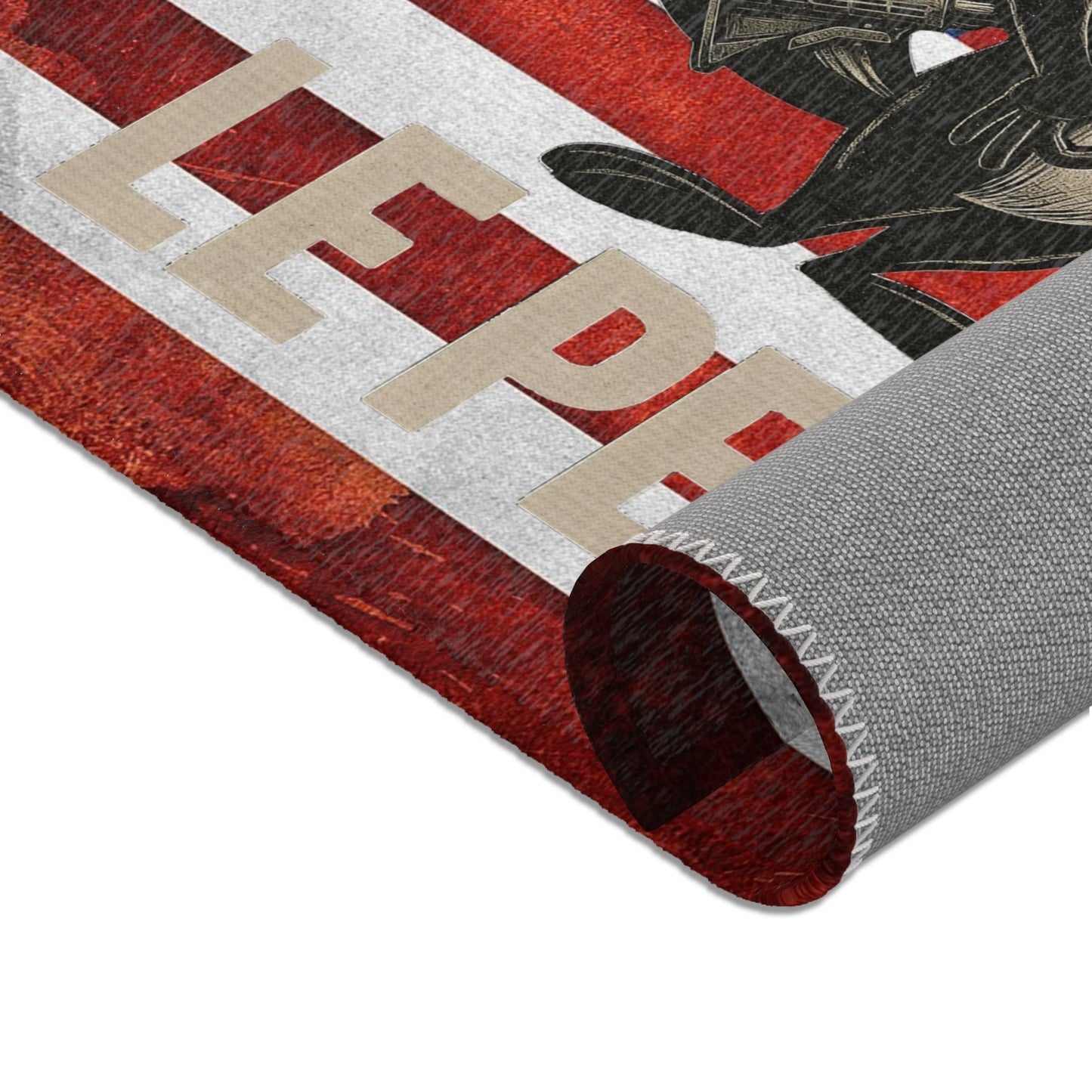 Le Pew American Flag Skunk indoor Area Rug — Patriotic 2a Carpet - Savage Operators Tactical Tee | Home Decor | Savage Operators Clothing | Patriotic Apparel | Military Humor | High Quality 72" × 48"