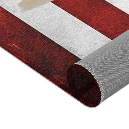 Le Pew American Flag Skunk indoor Area Rug — Patriotic 2a Carpet - Savage Operators Tactical Tee | Home Decor | Savage Operators Clothing | Patriotic Apparel | Military Humor | High Quality 72" × 48"