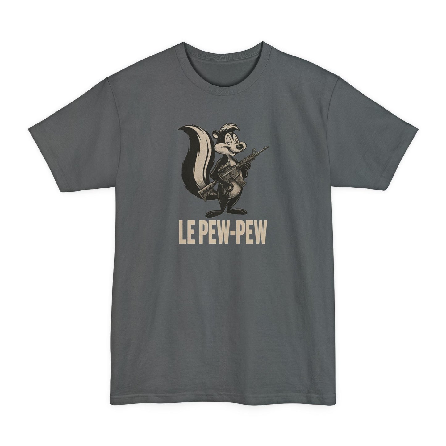 Le Pew - Pew Skunk Graphic Retro Military Humor T-Shirt - Savage Operators Tactical Tee | T-Shirt | Savage Operators Clothing | Patriotic Apparel | Military Humor | High Quality Navy