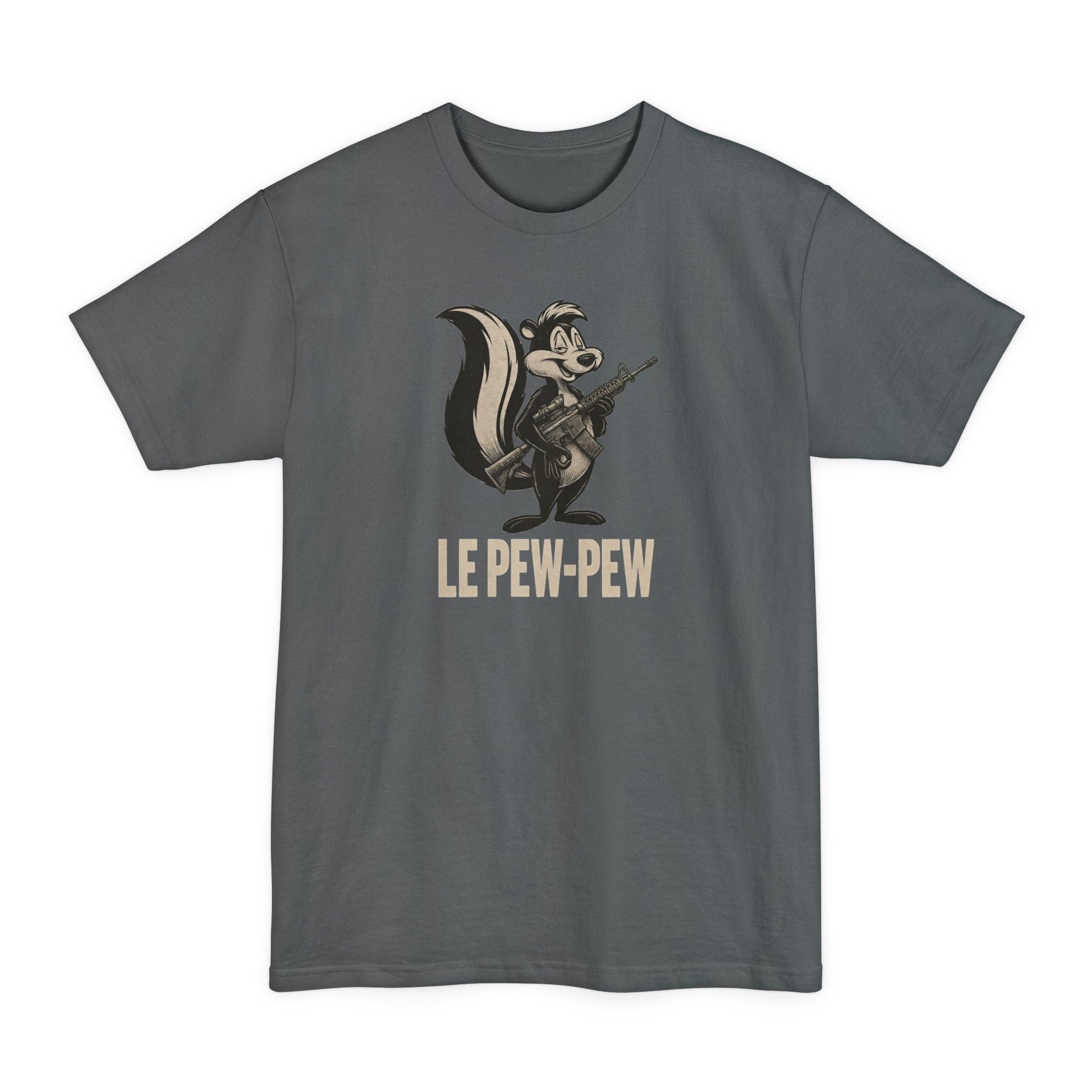 Le Pew - Pew Skunk Graphic Retro Military Humor T-Shirt - Savage Operators Tactical Tee | T-Shirt | Savage Operators Clothing | Patriotic Apparel | Military Humor | High Quality Navy
