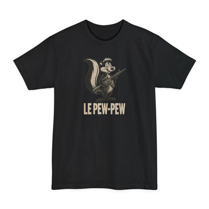 Le Pew - Pew Skunk Graphic Retro Military Humor T-Shirt - Savage Operators Tactical Tee | T-Shirt | Savage Operators Clothing | Patriotic Apparel | Military Humor | High Quality Black