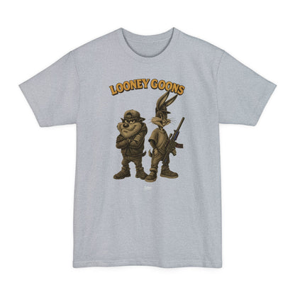 Looney Goons Graphic Tactical T-Shirt – Retro Dark Humor Tall Tee - Savage Operators Tactical Tee | T-Shirt | Savage Operators Clothing | Patriotic Apparel | Military Humor | High Quality Light Steel