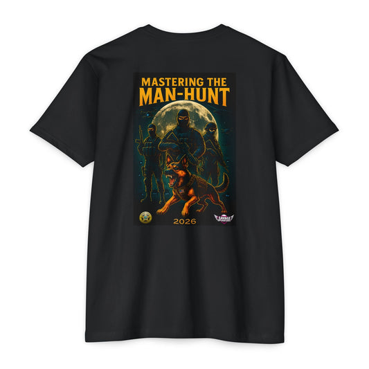Mastering the Man - Hunt Graphic T-Shirt, Pender County Sheriff's Office - Savage Operators Tactical Tee | T-Shirt | Savage Operators Clothing | Patriotic Apparel | Military Humor | High Quality CVC Black