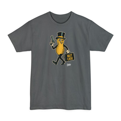 Nut Case Peanut Character T‑Shirt — Funny Vintage Peanut with Briefcase & Top Hat XLT - Savage Operators Tactical Tee | T-Shirt | Savage Operators Clothing | Patriotic Apparel | Military Humor | High Quality Navy