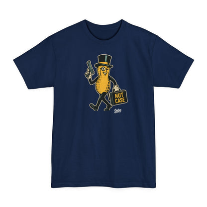 Nut Case Peanut Character T‑Shirt — Funny Vintage Peanut with Briefcase & Top Hat XLT - Savage Operators Tactical Tee | T-Shirt | Savage Operators Clothing | Patriotic Apparel | Military Humor | High Quality Navy