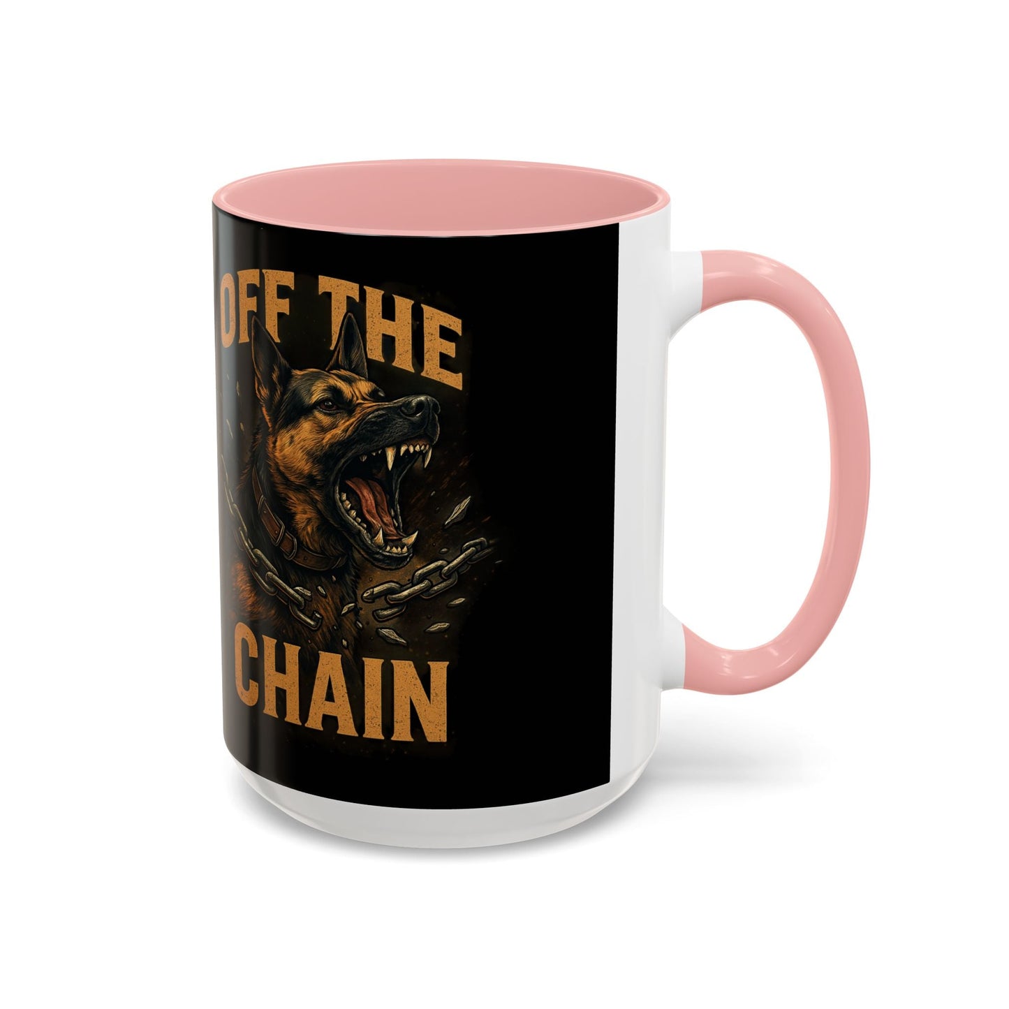 Off The Chain k9 Dog Coffee Mug — 16oz Accent Mug for Dog Lovers - Savage Operators Tactical Tee | Mug | Savage Operators Clothing | Patriotic Apparel | Military Humor | High Quality 15oz