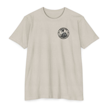 Operation Flamingo 'Savage Operators' Graphic T-Shirt Back Print - Savage Operators Tactical Tee | T-Shirt | Savage Operators Clothing | Patriotic Apparel | Military Humor | High Quality Dark Heather Grey