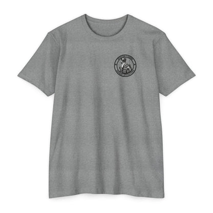 Operation Flamingo 'Savage Operators' Graphic T-Shirt Back Print - Savage Operators Tactical Tee | T-Shirt | Savage Operators Clothing | Patriotic Apparel | Military Humor | High Quality Dark Heather Grey