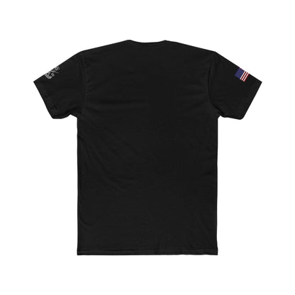 Premium Basic Tee's with COLOR FLAG - Savage Operators Tactical Tee | T-Shirt | Savage Operators Clothing | Patriotic Apparel | Military Humor | High Quality Solid Black
