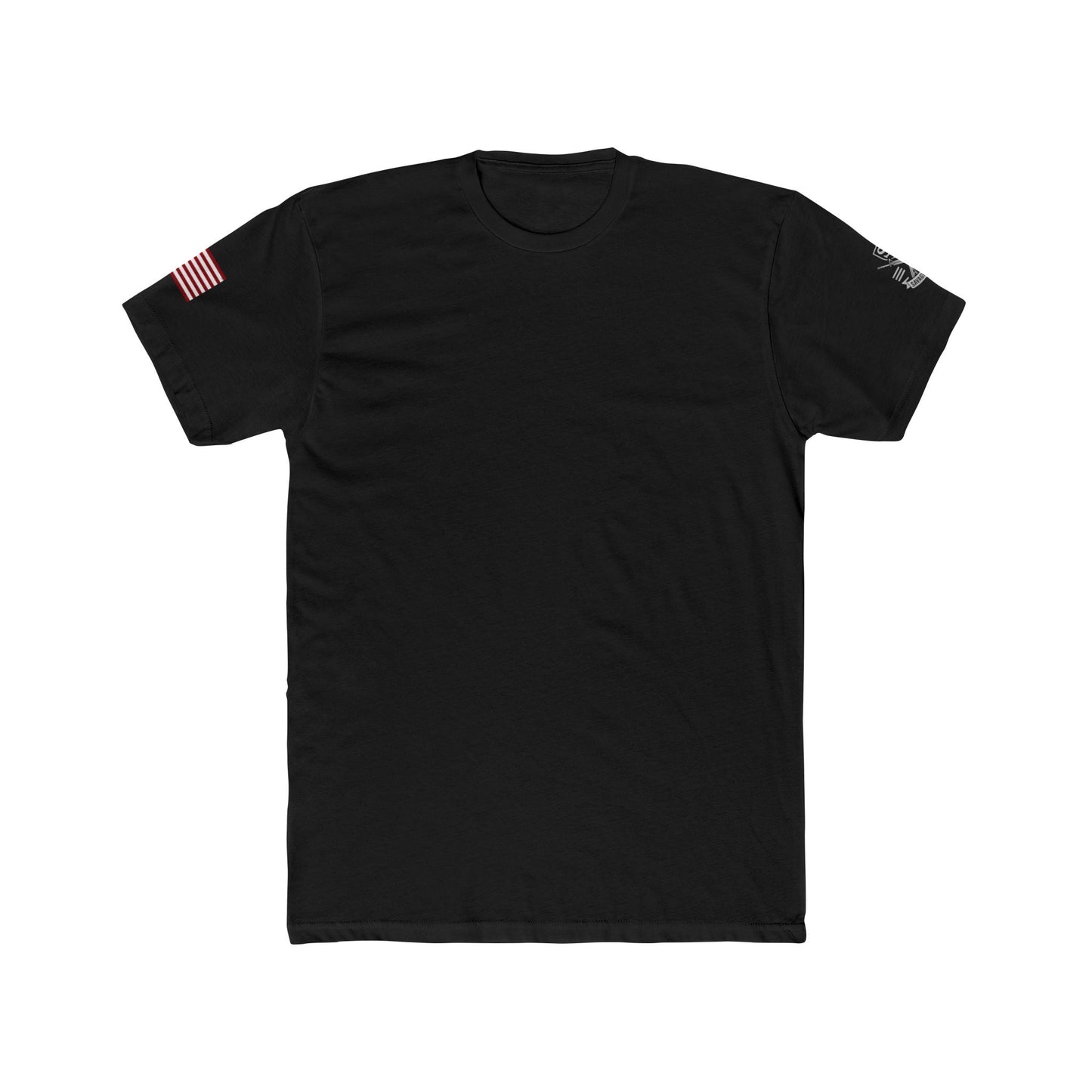 Premium Basic Tee's with COLOR FLAG - Savage Operators Tactical Tee | T-Shirt | Savage Operators Clothing | Patriotic Apparel | Military Humor | High Quality Solid Black