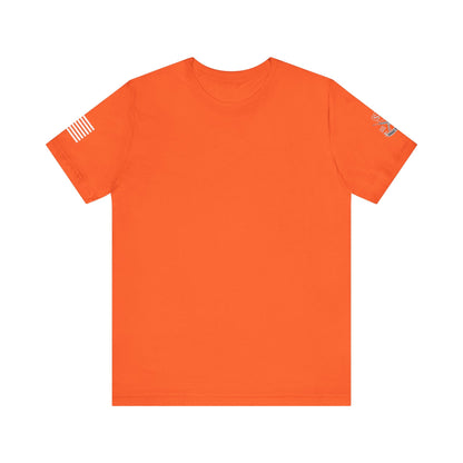 Premium Basic Tee's with WHITE FLAG (multiple color choices) - Savage Operators Tactical Tee | T-Shirt | Savage Operators Clothing | Patriotic Apparel | Military Humor | High Quality Orange