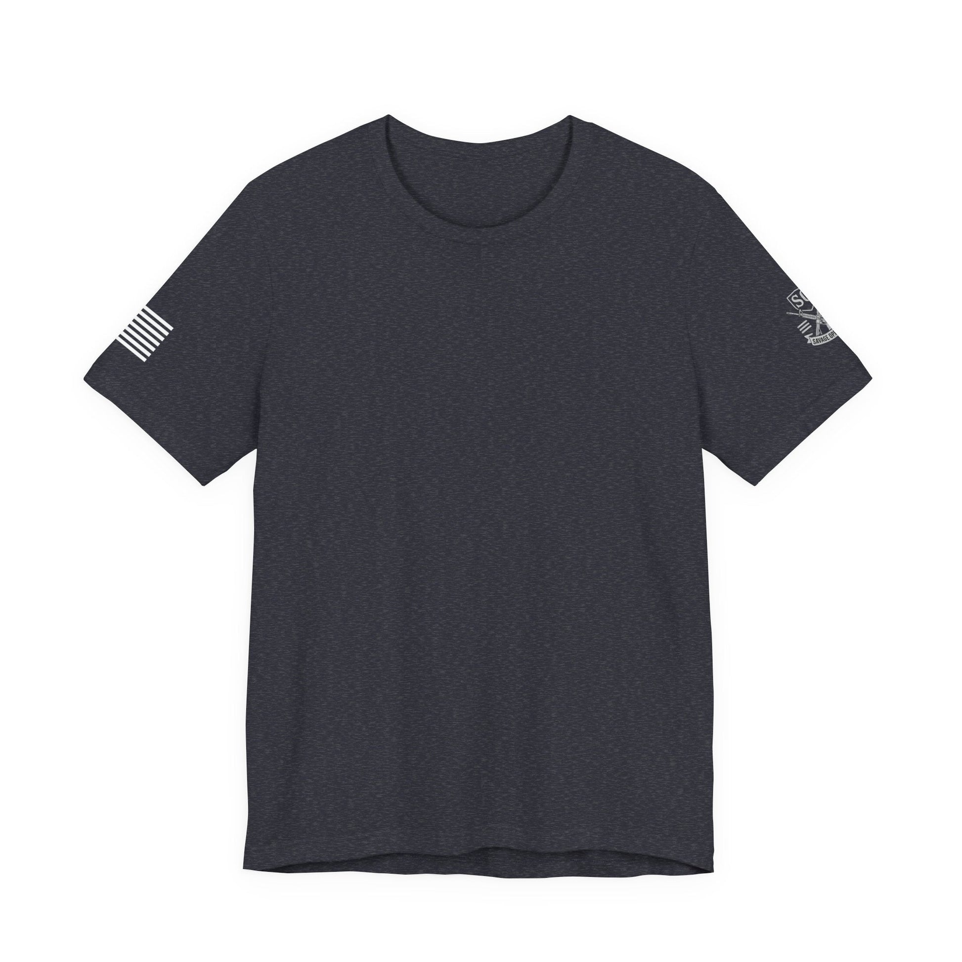 Premium Basic Tee's with WHITE FLAG (multiple color choices) - Savage Operators Tactical Tee | T-Shirt | Savage Operators Clothing | Patriotic Apparel | Military Humor | High Quality Navy