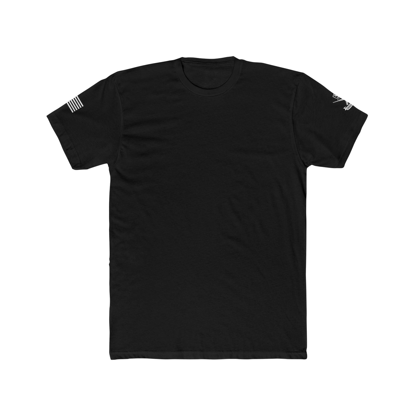 Premium Basic Tee's with WHITE FLAG - Savage Operators Tactical Tee | T-Shirt | Savage Operators Clothing | Patriotic Apparel | Military Humor | High Quality Solid Black