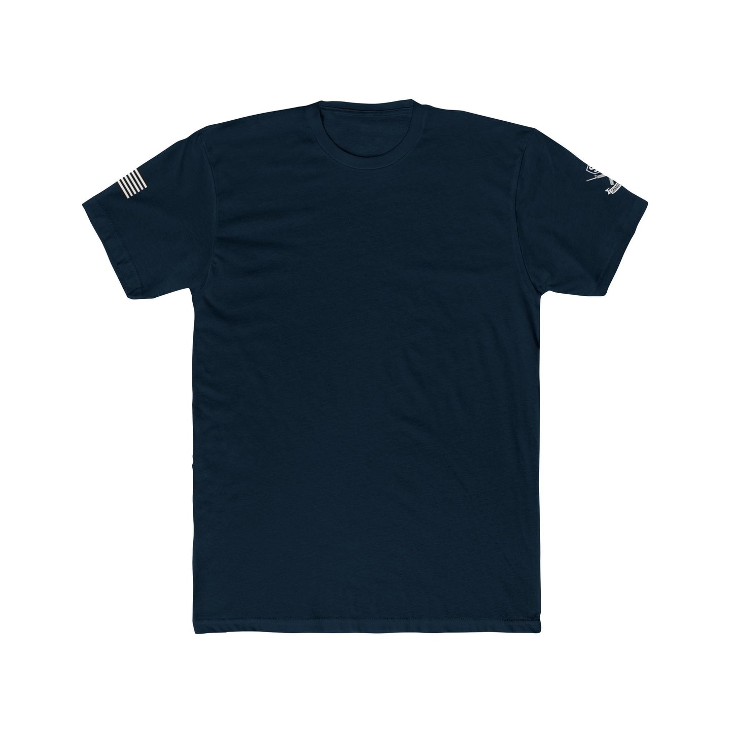 Premium Basic Tee's with WHITE FLAG - Savage Operators Tactical Tee | T-Shirt | Savage Operators Clothing | Patriotic Apparel | Military Humor | High Quality Solid Midnight Navy