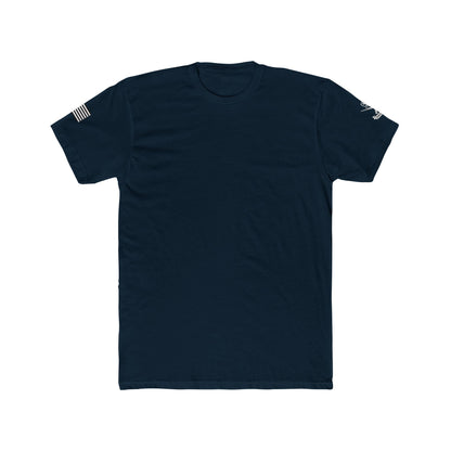 Premium Basic Tee's with WHITE FLAG - Savage Operators Tactical Tee | T-Shirt | Savage Operators Clothing | Patriotic Apparel | Military Humor | High Quality Solid Midnight Navy