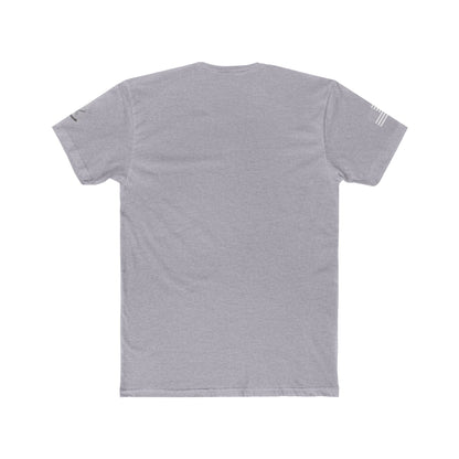 Savage Operators • American Flag Sleeve & Logo Tactical Tee - Savage Operators Tactical Tee | T-Shirt | Savage Operators Clothing | Patriotic Apparel | Military Humor | High Quality Solid Red