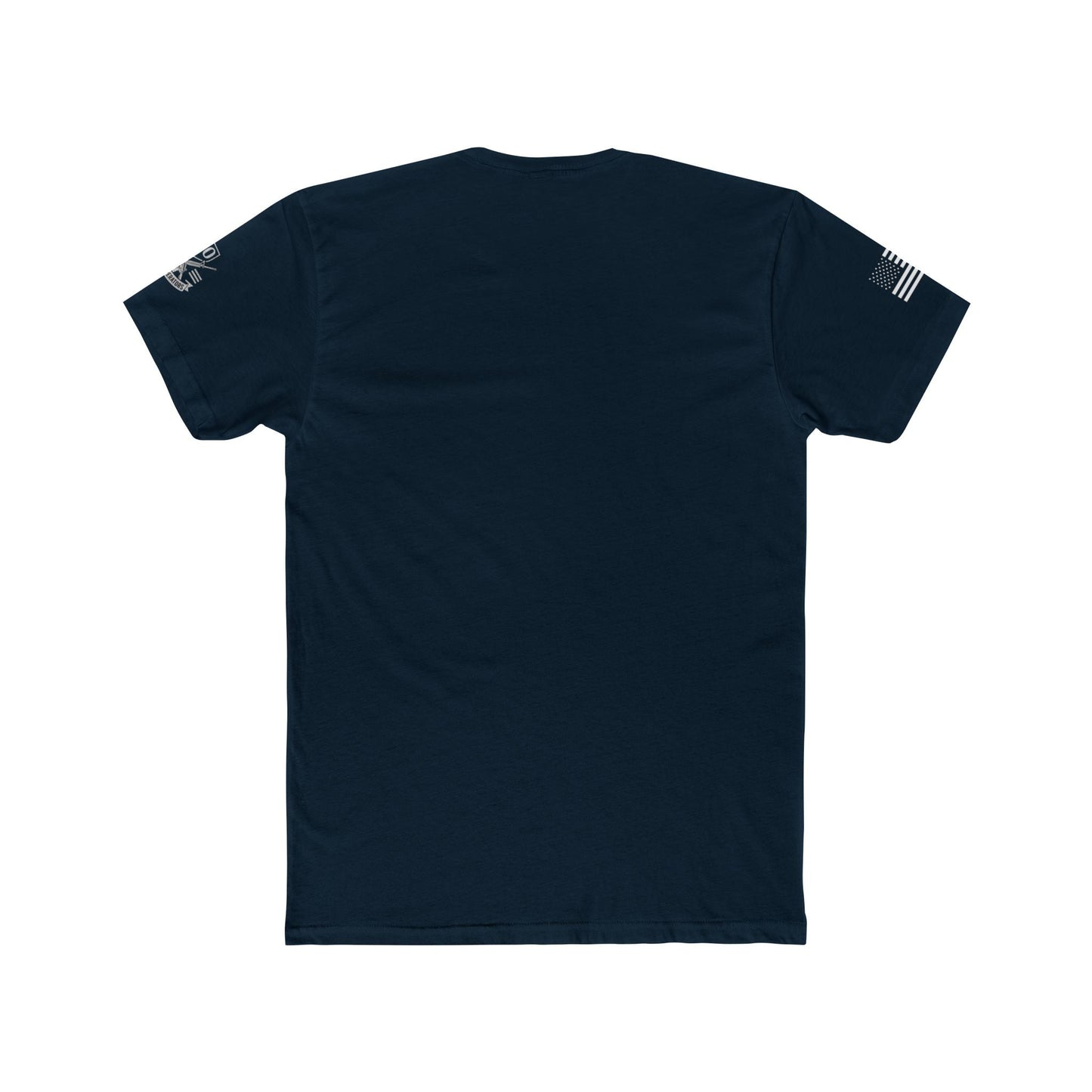 Savage Operators • American Flag Sleeve & Logo Tactical Tee - Savage Operators Tactical Tee | T-Shirt | Savage Operators Clothing | Patriotic Apparel | Military Humor | High Quality Solid Red