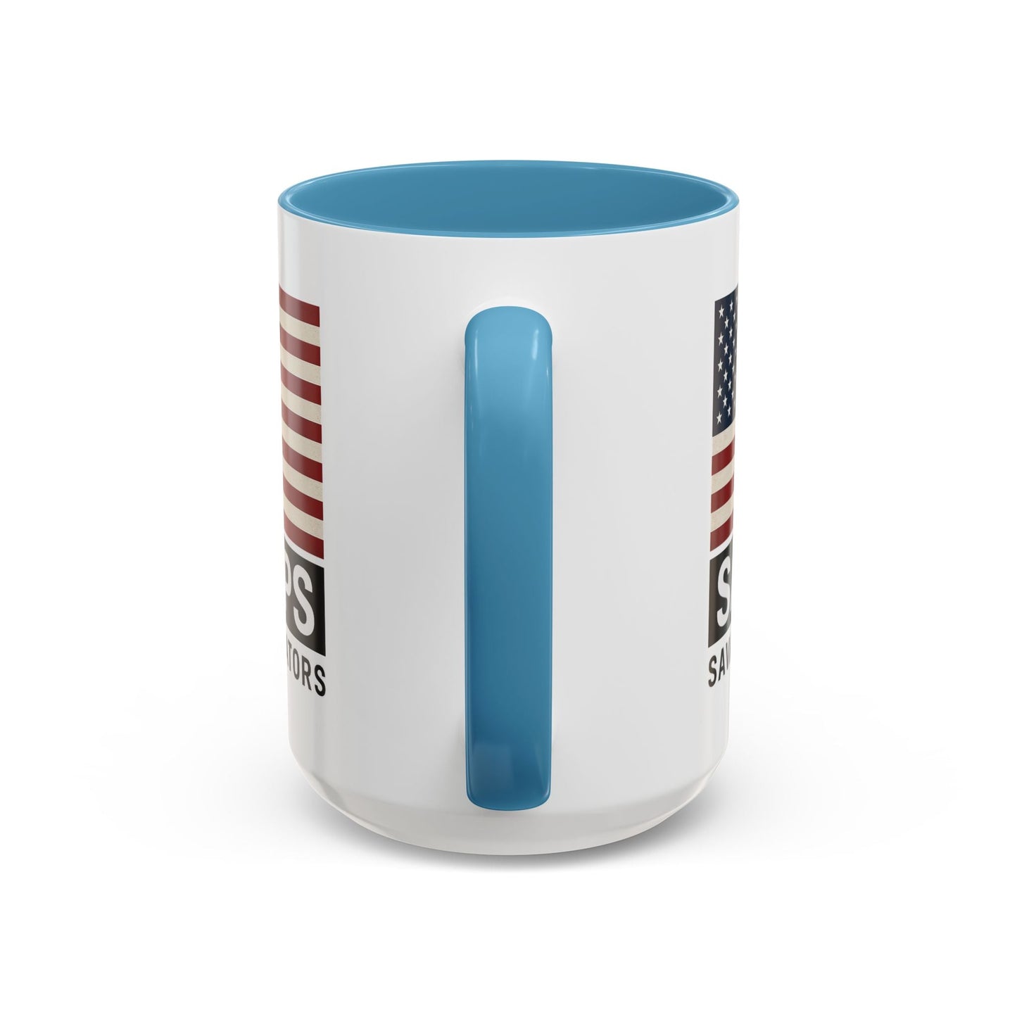 Savage Operators Coffee Mug — American Flag Accent 16oz - Savage Operators Tactical Tee | Mug | Savage Operators Clothing | Patriotic Apparel | Military Humor | High Quality 15oz