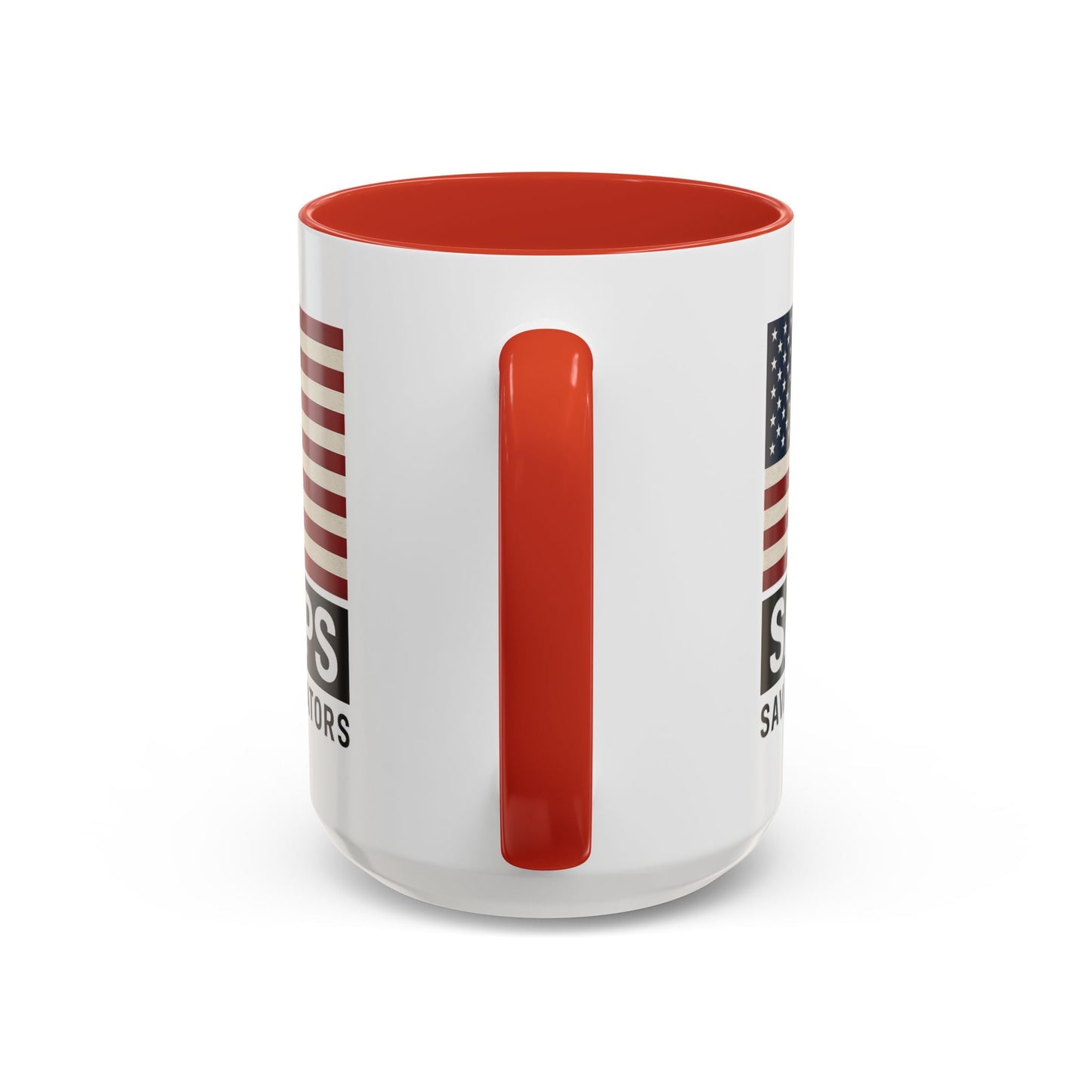 Savage Operators Coffee Mug — American Flag Accent 16oz - Savage Operators Tactical Tee | Mug | Savage Operators Clothing | Patriotic Apparel | Military Humor | High Quality 15oz
