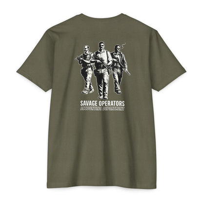 Savage Operators - Delta Accounting Department Tactical Operator Tee - Savage Operators Tactical Tee | T-Shirt | Savage Operators Clothing | Patriotic Apparel | Military Humor | High Quality CVC Military Green