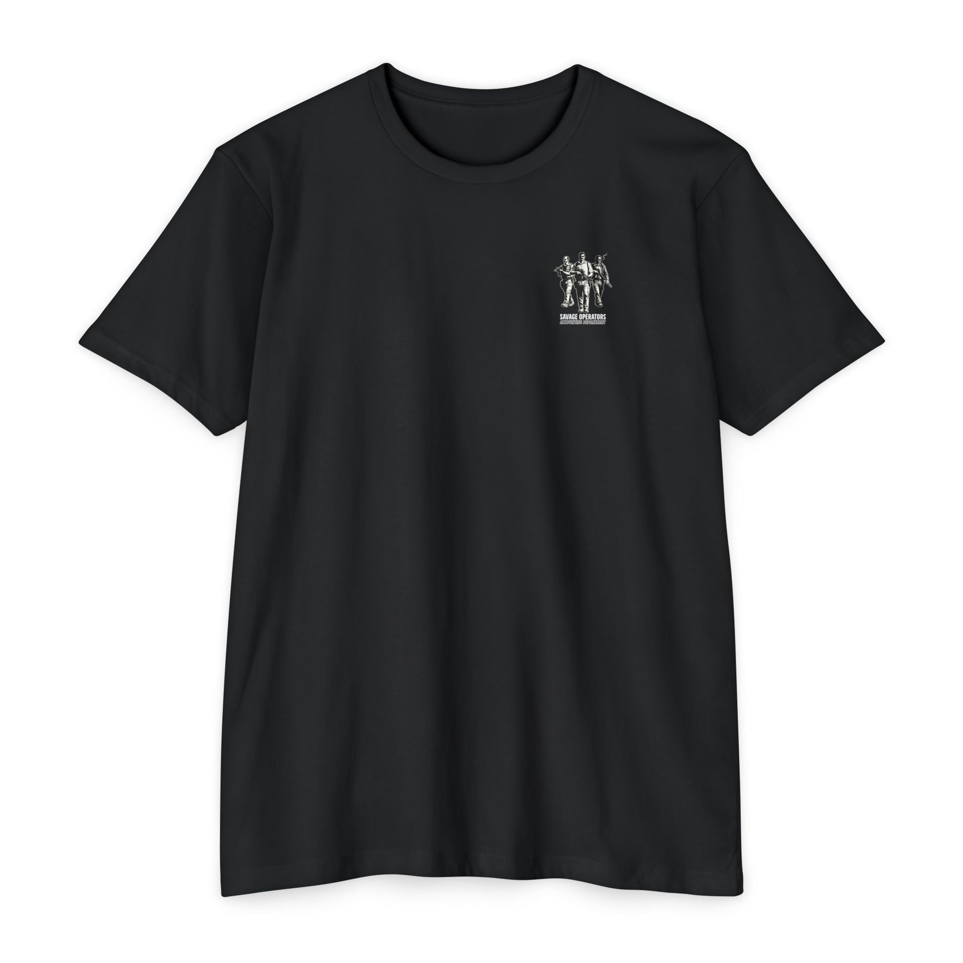 Savage Operators - Delta Accounting Department Tactical Operator Tee - Savage Operators Tactical Tee | T-Shirt | Savage Operators Clothing | Patriotic Apparel | Military Humor | High Quality Heather Maroon